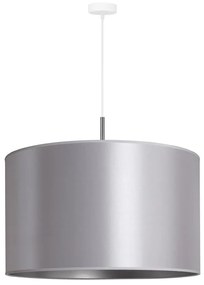 Duolla - Lampadario a sospensione con filo CANNES 1xE27/15W/230V diametro 50 cm argento