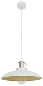 Brilagi - Lampadario a sospensione con filo FLAMENGO 1xE27/60W/230V bianco