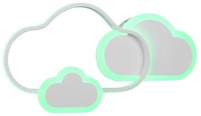 Lampada per bambini bianca 52x25 cm Cloudy - Reality