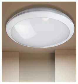 Plafoniera LED 30W, IP66, IK10, Classe II, dim.ø350mm, TUV e ENEC - serie Professional Colore  Bianco Naturale 4.000K