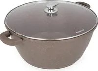 Casseruola 40 cm con coperchio I Giganti design marrone