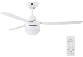BAYSIDE 531016 - Ventilatore da soffitto MEGARA 2xE14/15W/230V bianco + TC