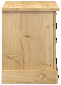 Mobile porta tv corona 100x37x52 cm in legno massello di pino