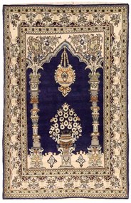 Ghom Tappeto persiano 110 x 170 Blu (Iran) Annodato A Mano