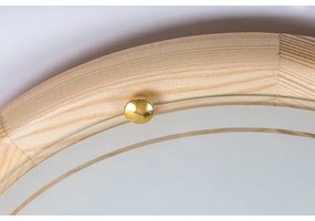 Brilagi - Plafoniera ORBIS 2xE27/60W/230V Ø 38 cm in pino