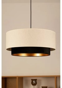 Lampadario a cavo NATIA 1xE27/60W/230V bianco/nero