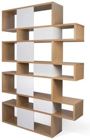 Libreria marrone chiaro , 220 x 34 cm London - TemaHome