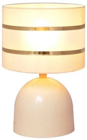 Lampada da tavolo HELEN 1xE27/15W/230V color crema/oro