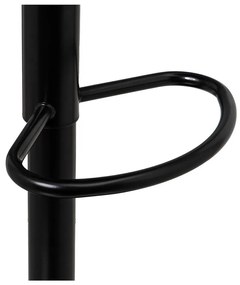 Sgabelli da bar neri ad altezza regolabile in similpelle in set di 2 (altezza seduta 56,5 cm) - Casa Selección