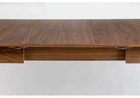 Tavolo da pranzo pieghevole con piano in legno di noce 80x120 cm Glimps - Zuiver
