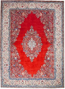 Sarouk Tappeto persiano 370 x 270 Rosso (Iran) Annodato A Mano