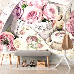 Carta da parati – Natura morta romantica vintage
