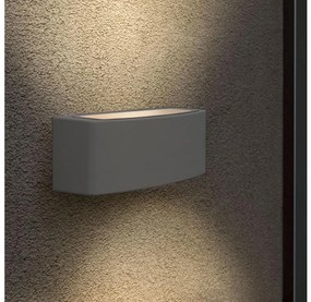Ideal Lux - Applique da esterno ANDROMEDA 1xE27/60W/230V IP55 antracite