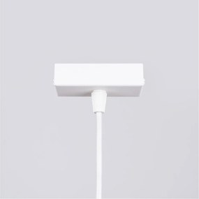 Lampadario LED bianco in metallo Nebula – Sollux