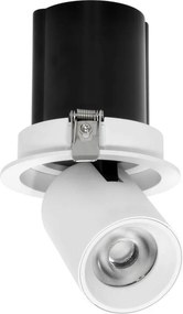 Faro LED da Incasso 15W Orientabile CCT Bianco Variabile Foro Ø75mm Colore Bianco Variabile CCT
