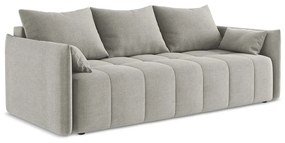 Divano grigio chiaro allungabile/con contenitore 225 cm Moku – Makamii