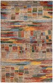 Loribaft Tappeto 120x180 Marrone (Iran) Annodato A Mano