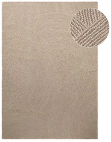 Tappeto beige in lana tessuto a mano 120x180 cm Eleni Light Beige – Hanse Home