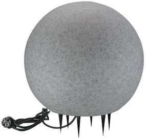 Lampada da esterno ARGENTO 1xE27/15W/230V diametro 50 cm IP65 grigio