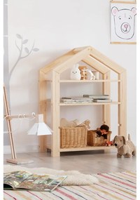 Scaffale per bambini in legno di pino Stela, 40 x 60 cm - Adeko