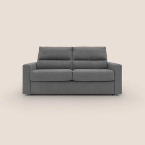 Paloma divano letto con materasso alto 18 cm con Aloe Vera in tessuto impermeabile grigio