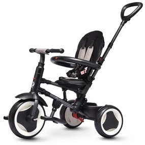 QPlay - Triciclo 3 in 1 per bambini RITO EVA PLUS grigio