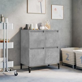 Credenza Grigio Cemento 60x35x70 Cm İn Legno Multistrato /