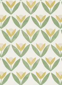 Scion Carta da parati Tulip Trellis - Honey