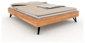 Letto matrimoniale in legno di faggio 140x200 cm Golo - The Beds