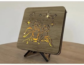 Li-Go 5788/DUB2 - Lampada decorativa da tavolo LED/12W/230V 19x19 cm rovere/Il Piccolo Principe