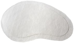 Tappeto organico 150 x 200 cm 100% Lana di artigianato 2200 g/m2 Panna - WILLOW
