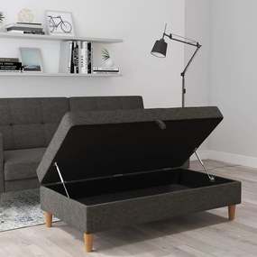 Poggiapiedi grigio scuro Lilly - Støraa