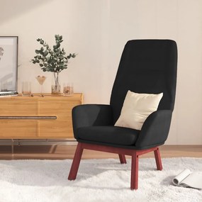 Sedia Relax Nera İn Tessuto /