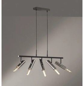 Fischer & Honsel 60369 - Lampadario su corda DEAN 5xE27/25W/230V