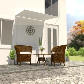 Tenda Da Sole Retrattile 150x150 Cm Crema /