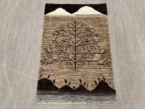 Loribaft Tappeto 80x120 Beige (Iran) Annodato A Mano