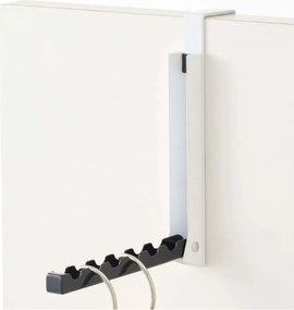 Gancio per porta in bianco e nero Mito - YAMAZAKI