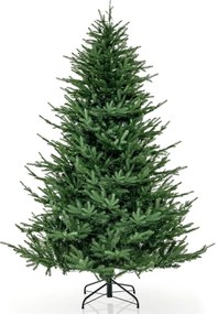 Costway Albero di Natale artificiale da 183cm con 788 punte di ramo 280 luci LED, Albero per decorazioni natalizie