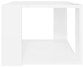 Tavolino da salotto bianco 40x40x30 cm in legno multistrato