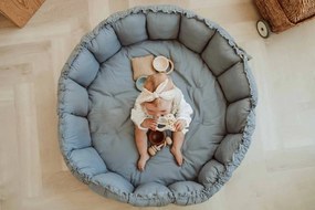 Play&Go Bloom nido per bambini Organic Dusty Blue