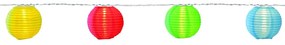 Catena luminosa a LED con lanterne adatta all'esterno , lunghezza 4,5 m Festival - Star Trading