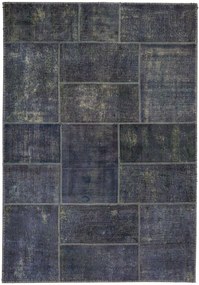 Patchwork Tappeto orientale 240 x 170 Verde (Pakistan) Annodato A Mano