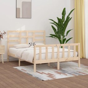 Giroletto Senza Materasso 160x200 Cm İn Legno Massello Di Pino /