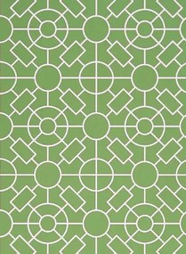 Tapete Knot Garden v. Osborne & Little - Garden Green/ Ivory
