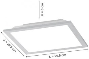 Leuchten Direkt 14754-21- LED Plafoniera dimmerabile FLAT LED/20W/230V + tc