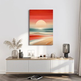Quadro su tela – Spiagge sabbiose nella luce calda
