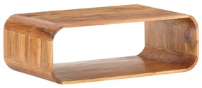 Tavolino Da Salotto 90x50x30 Cm İn Legno Massello Dacacia /