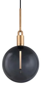 Buster+Punch - Forked Globe Lampada a Sospensione Dim. Large Smoked/Brass Buster+Punch