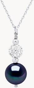 Collana in argento con perle Marivienne