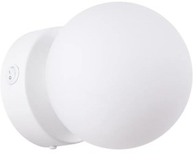 Lampada da parete bianca Blaze – Sollux